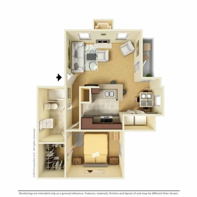 Cambridge RENOVATED 2104 floor plan